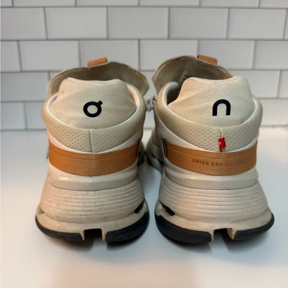 On Cloudnova 2 Women’s White and Copper Walking/Running Shoes - Picture 4 of 6